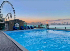Piscina a beira-mar, tranquilidade e qualidade no melhor de BC